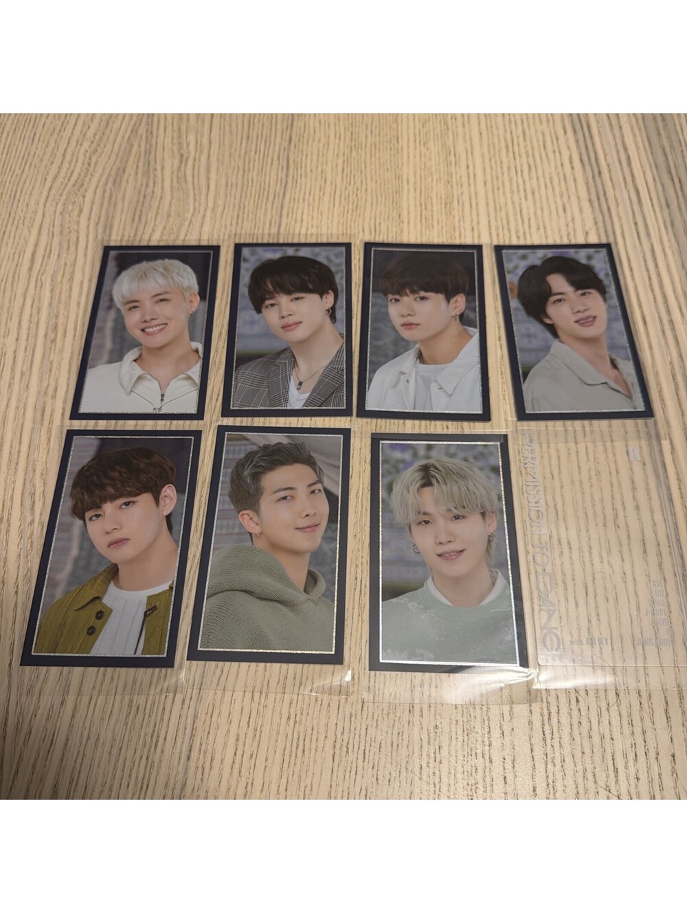 BTS Permission to Dance On Stage Message Photo Card Frame Set Official Merch PTD